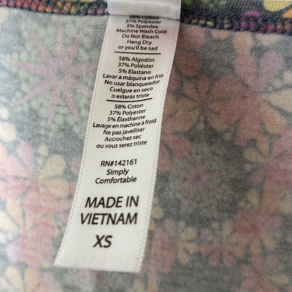 NWT LuLaRoe Classic T size XS - Picture 6 of 10